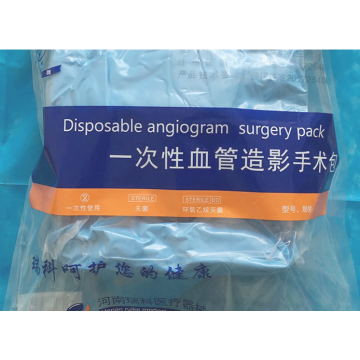 Disposable angiography surgery kit